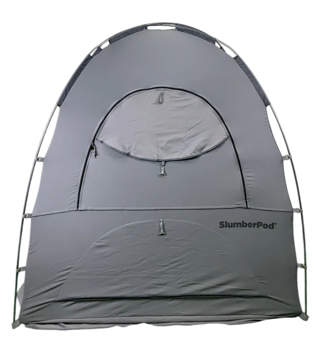 SlumberPod 3.0 Sleep Canopy with Fan, Morning Mist Gray