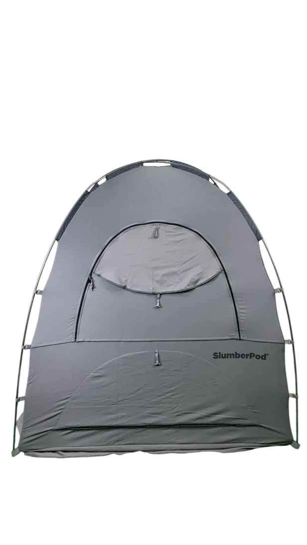 SlumberPod 3.0 Sleep Canopy with Fan, Morning Mist Gray
