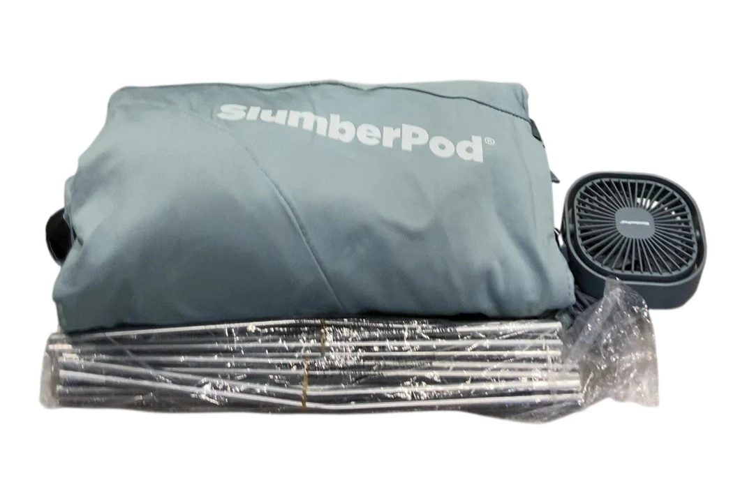 SlumberPod 3.0 Sleep Canopy with Fan, Slate Blue - Image 2