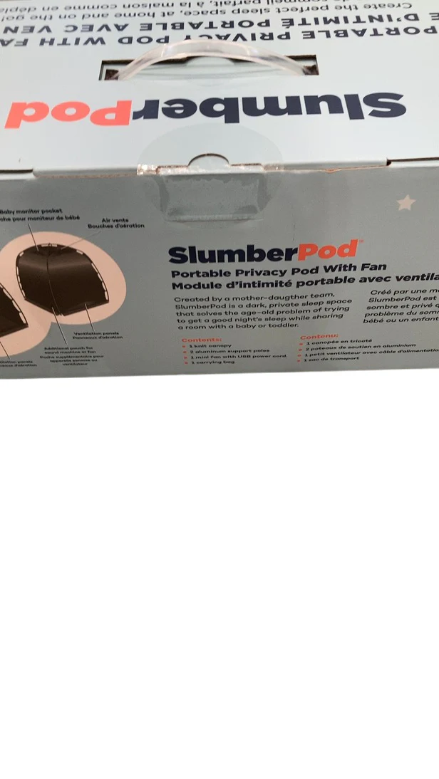 SlumberPod 3.0 Sleep Canopy with Fan, Slate Blue - Image 4