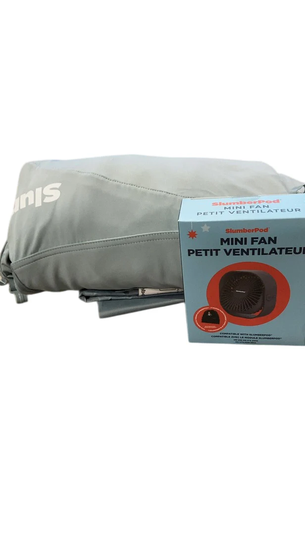 SlumberPod 3.0 Sleep Canopy with Fan, Slate Blue - Image 3