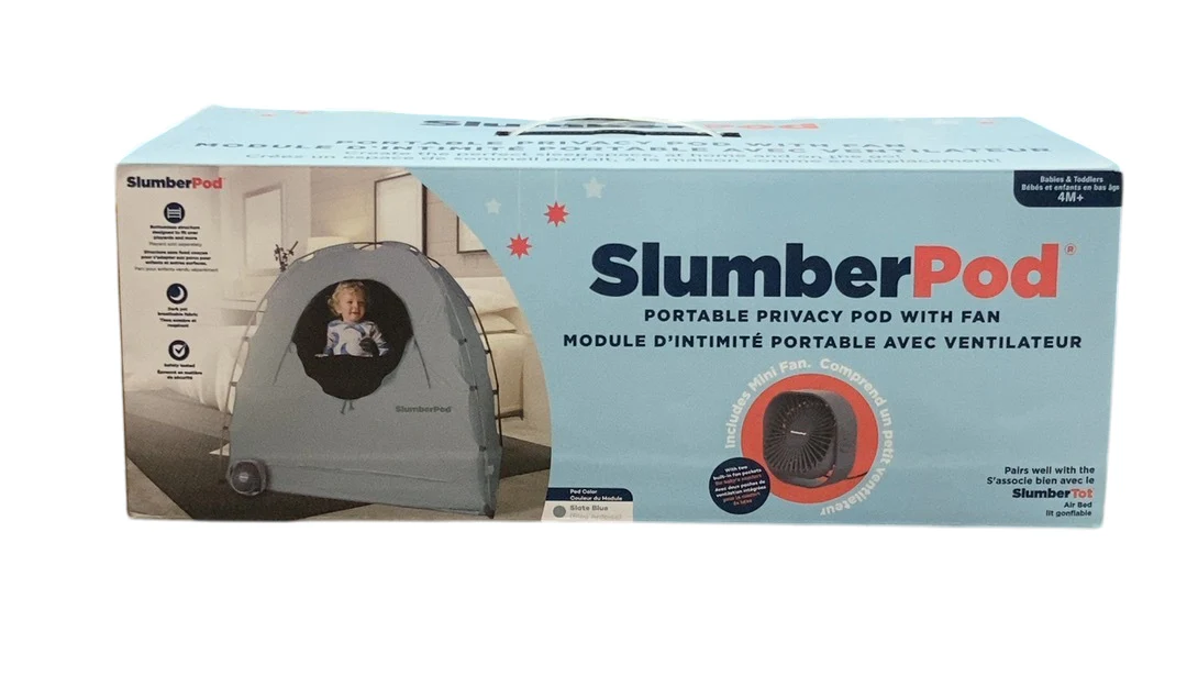 SlumberPod 3.0 Sleep Canopy with Fan, Slate Blue - Image 2