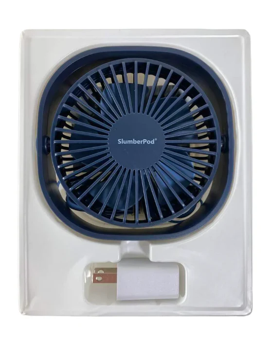 SlumberPod Portable Fan, Blue - Image 2