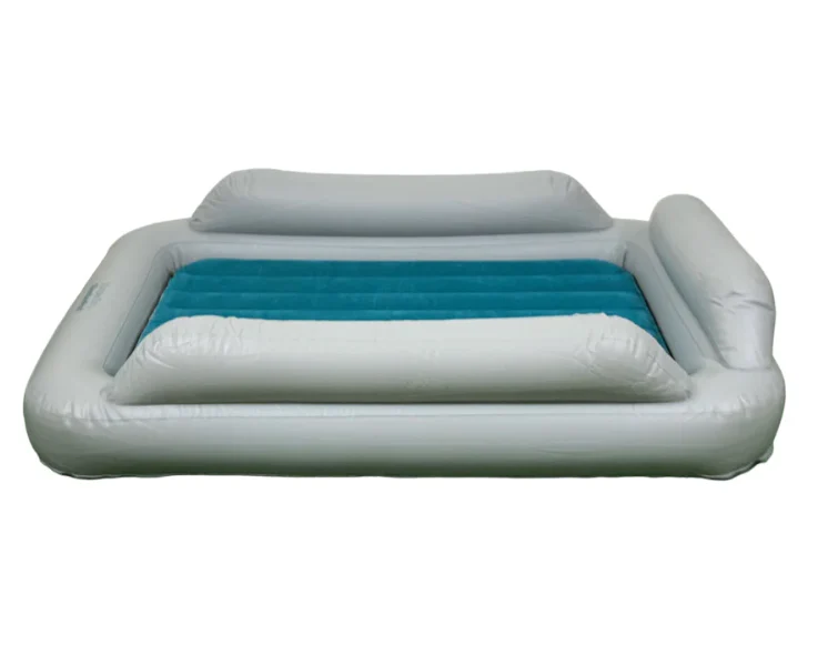 SlumberPod SlumberTot Inflatable Toddler Bed, Gray/Teal - Image 2
