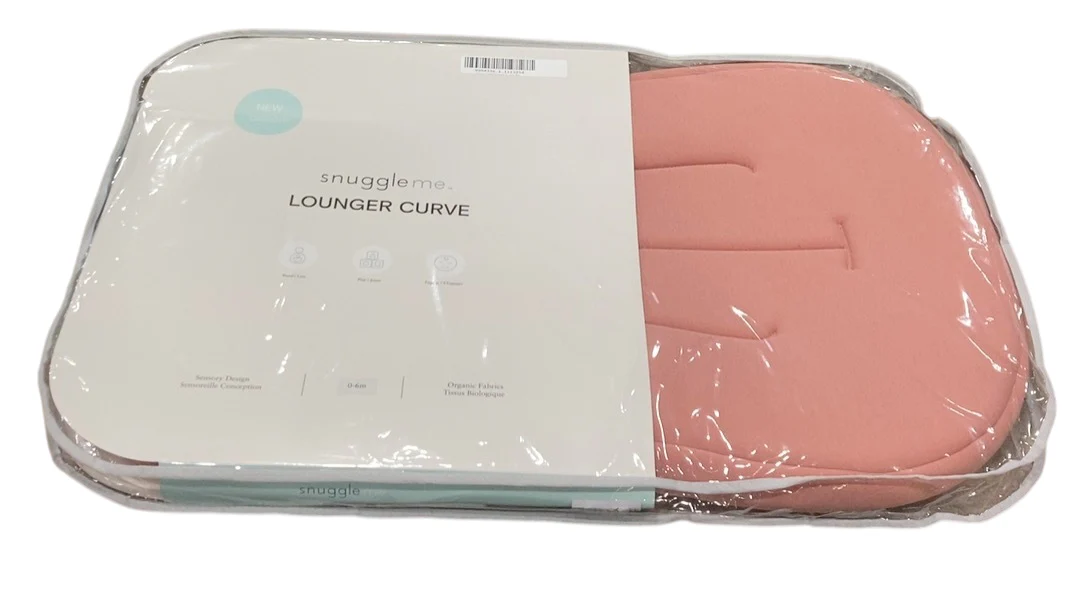 Snuggle Me Organic Lounger Curve, Gum Drop