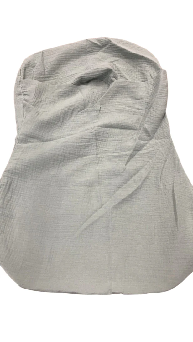 Snuggle Me Organic Lounger Curve Muslin Cover, Slate - Image 2