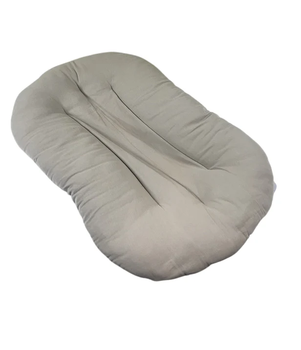 Snuggle Me Organic Sensory Infant Lounger with Cover, Birch, Birch - Image 2