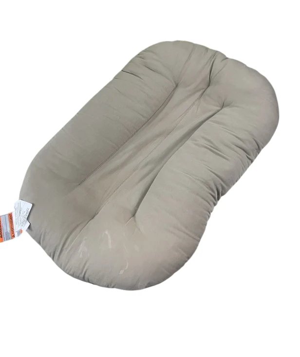 Snuggle Me Organic Sensory Infant Lounger with Cover, Birch, Birch - Image 4