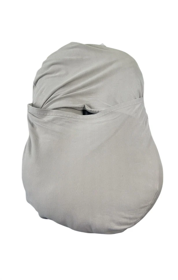 Snuggle Me Organic Sensory Infant Lounger with Cover, Birch, Birch - Image 7