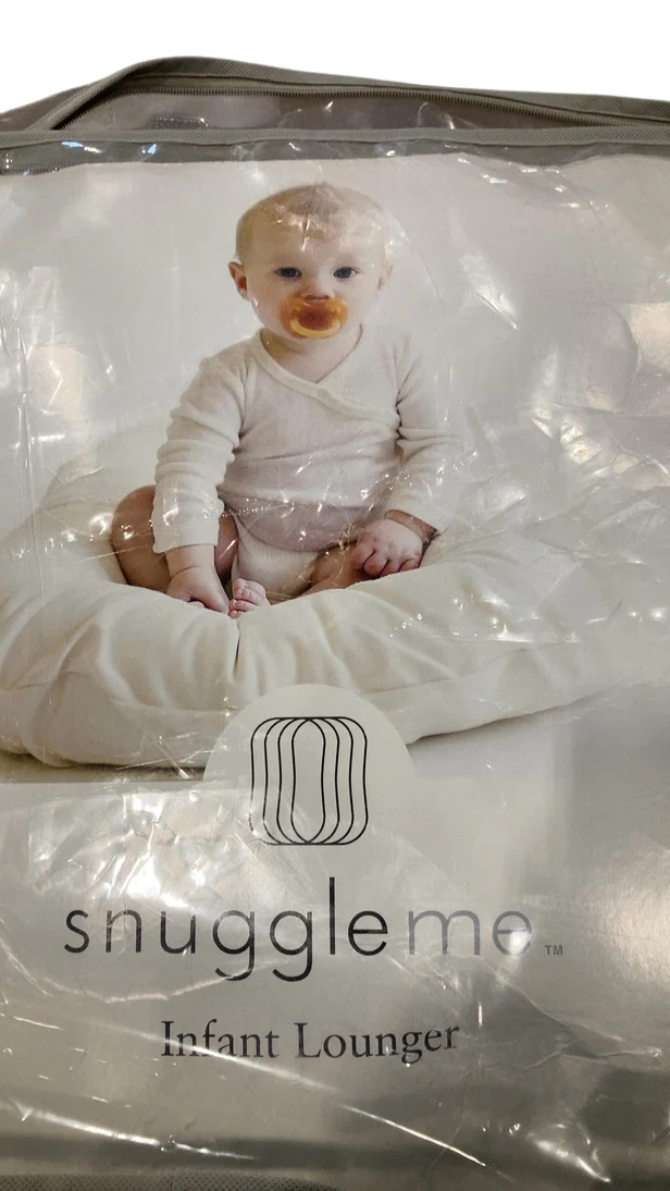 Snuggle Me Organic Sensory Infant Lounger with Cover, Gumdrop, Gumdrop - Image 3