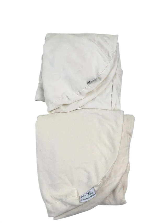Snuggle Me Organic Sensory Infant Lounger with Cover, Natural, Natural - Image 5