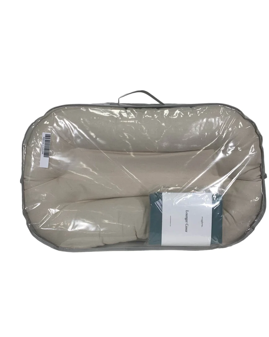 Snuggle Me Organic Sensory Infant Lounger with Cover, Slate - Image 2