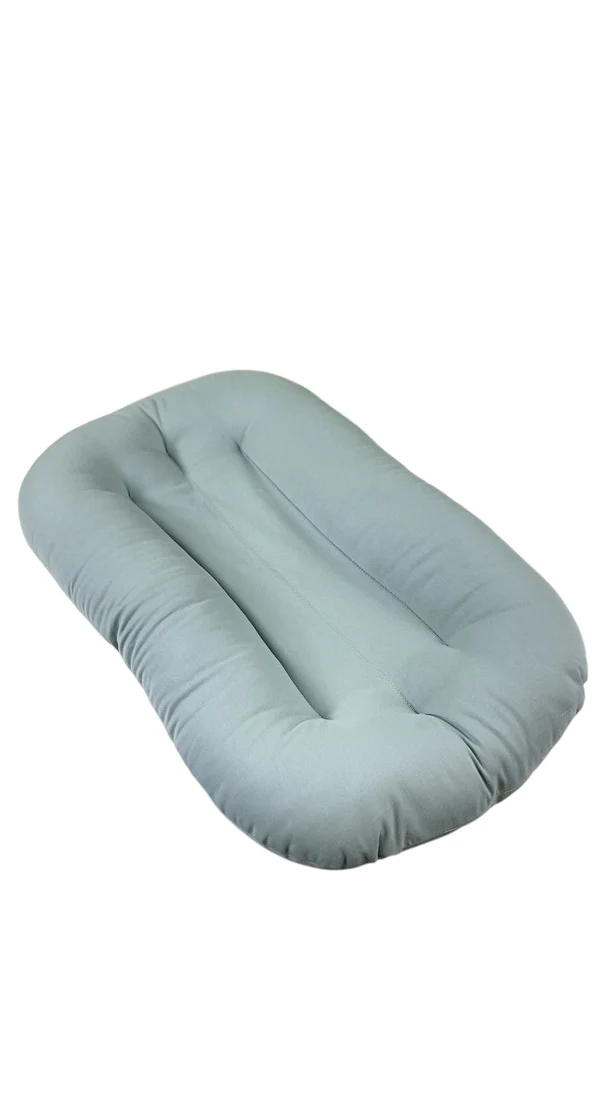 Snuggle Me Organic Sensory Infant Lounger with Cover, Slate, Slate - Image 2