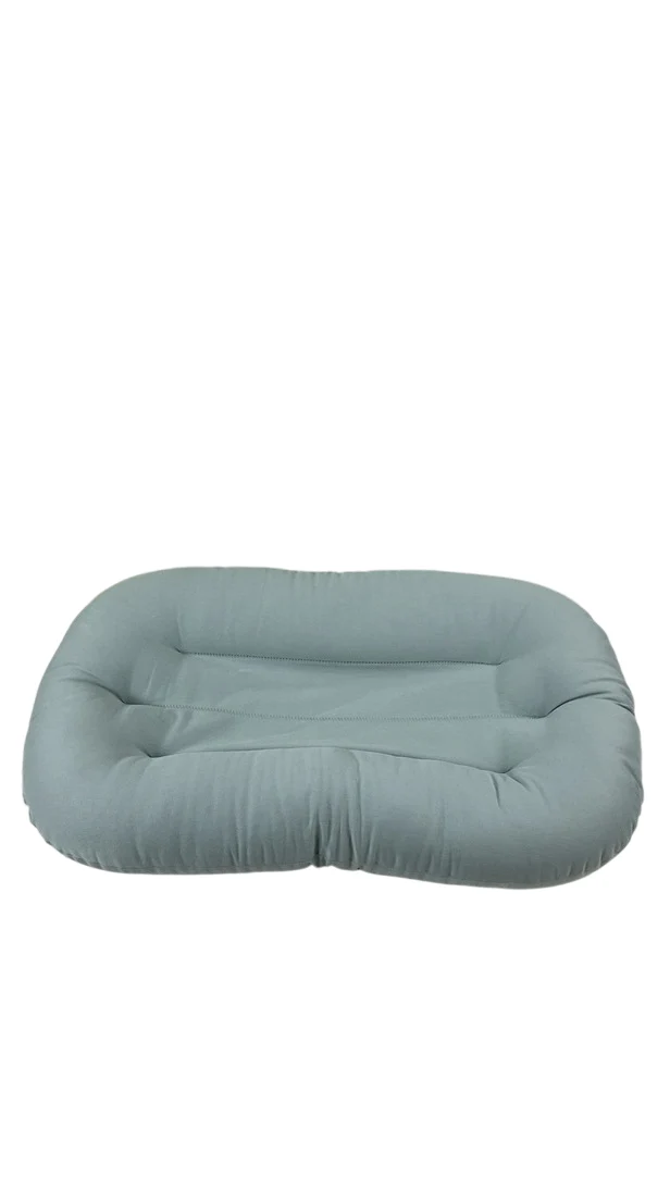 Snuggle Me Organic Sensory Infant Lounger with Cover, Slate, Slate - Image 3