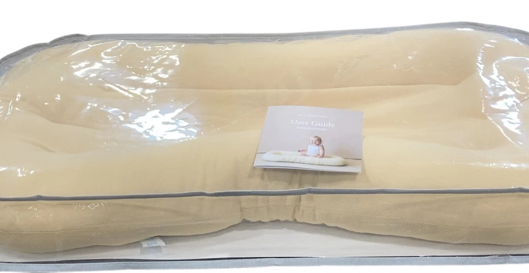 Snuggle Me Organic Sensory Toddler Lounger, Honey - Image 3