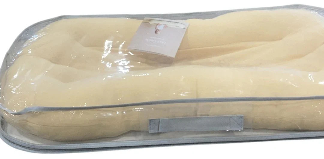 Snuggle Me Organic Sensory Toddler Lounger, Honey - Image 4