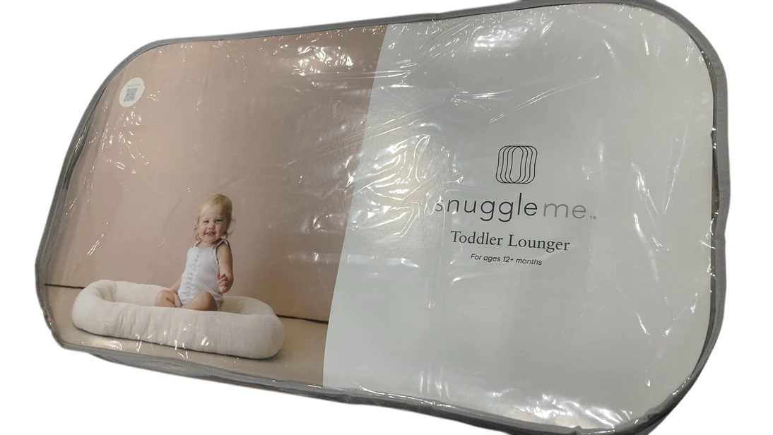 Snuggle Me Organic Sensory Toddler Lounger, Honey - Image 3