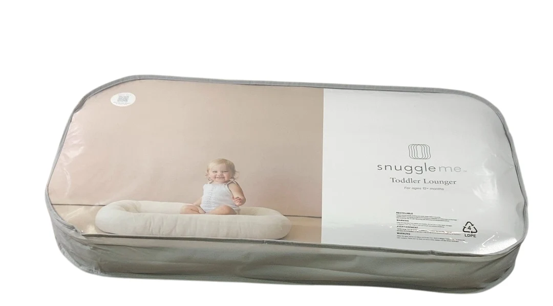 Snuggle Me Organic Sensory Toddler Lounger, Natural - Image 3