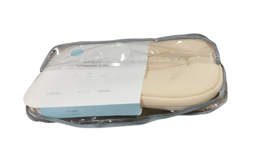 Snuggle Me Organic Sensory Toddler Lounger With Cover, Gumdrop, Natural - Image 2