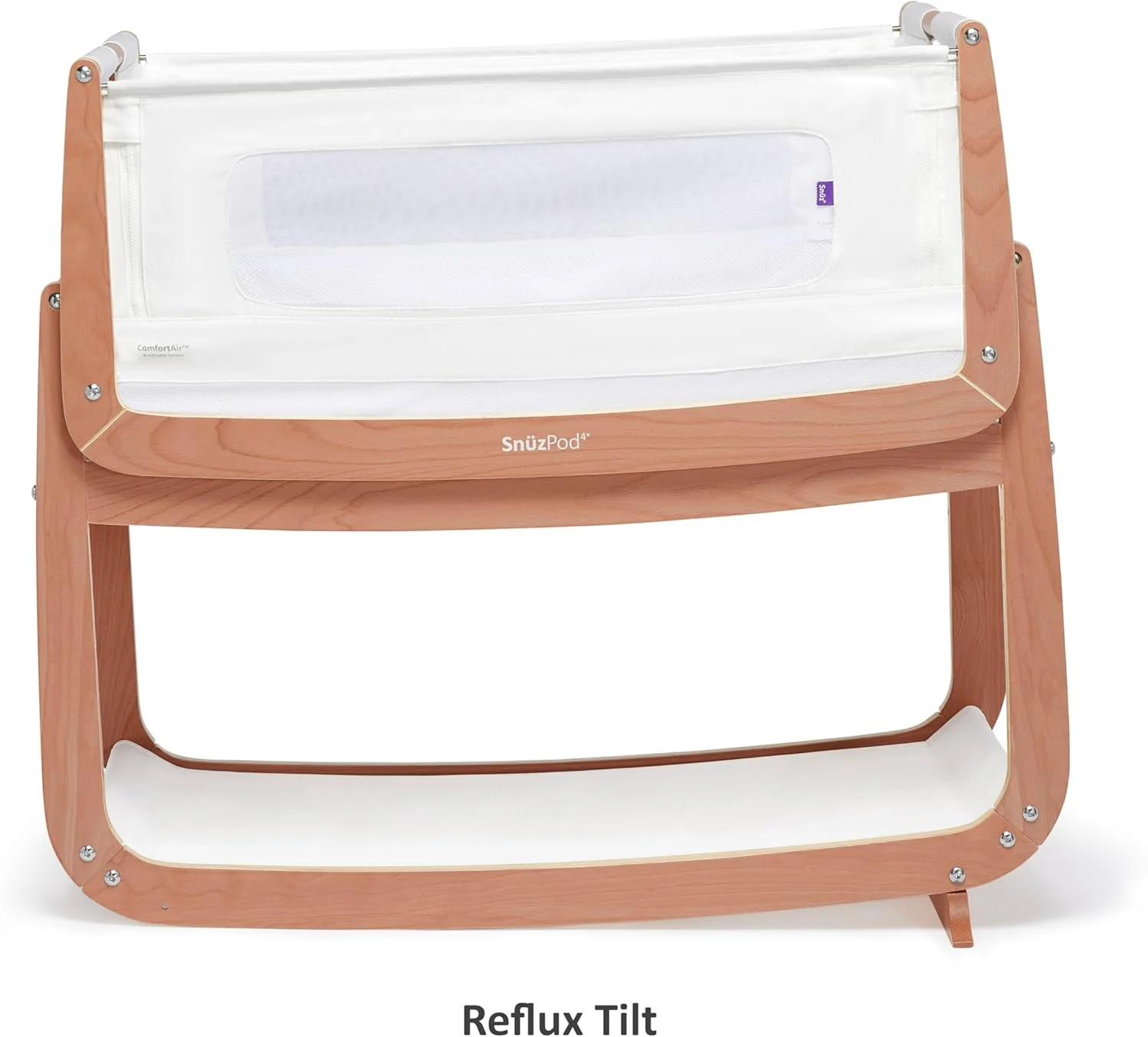 Snuz SnuzPod4 Bedside Bassinet, Natural - Image 2