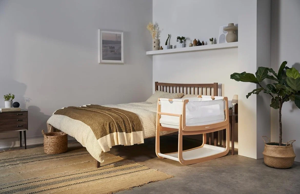 Snuz SnuzPod4 Bedside Bassinet, Natural - Image 3