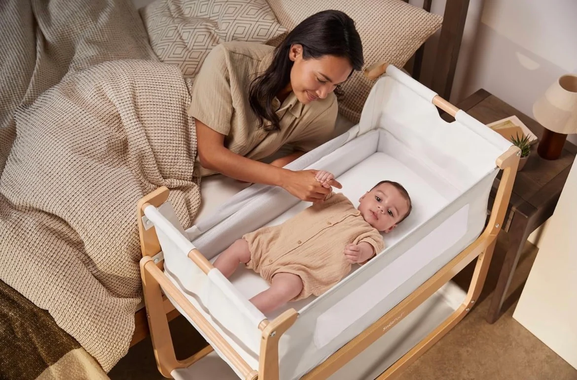 Snuz SnuzPod4 Bedside Bassinet, Natural - Image 4