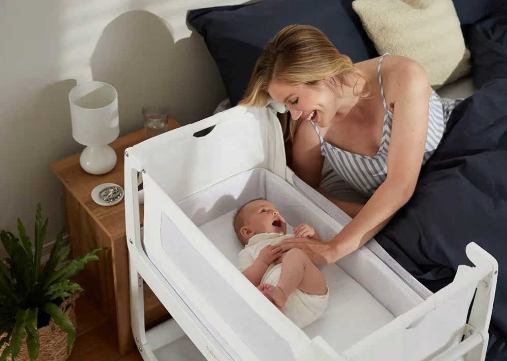 Snuz SnuzPod4 Bedside Bassinet, White - Image 5