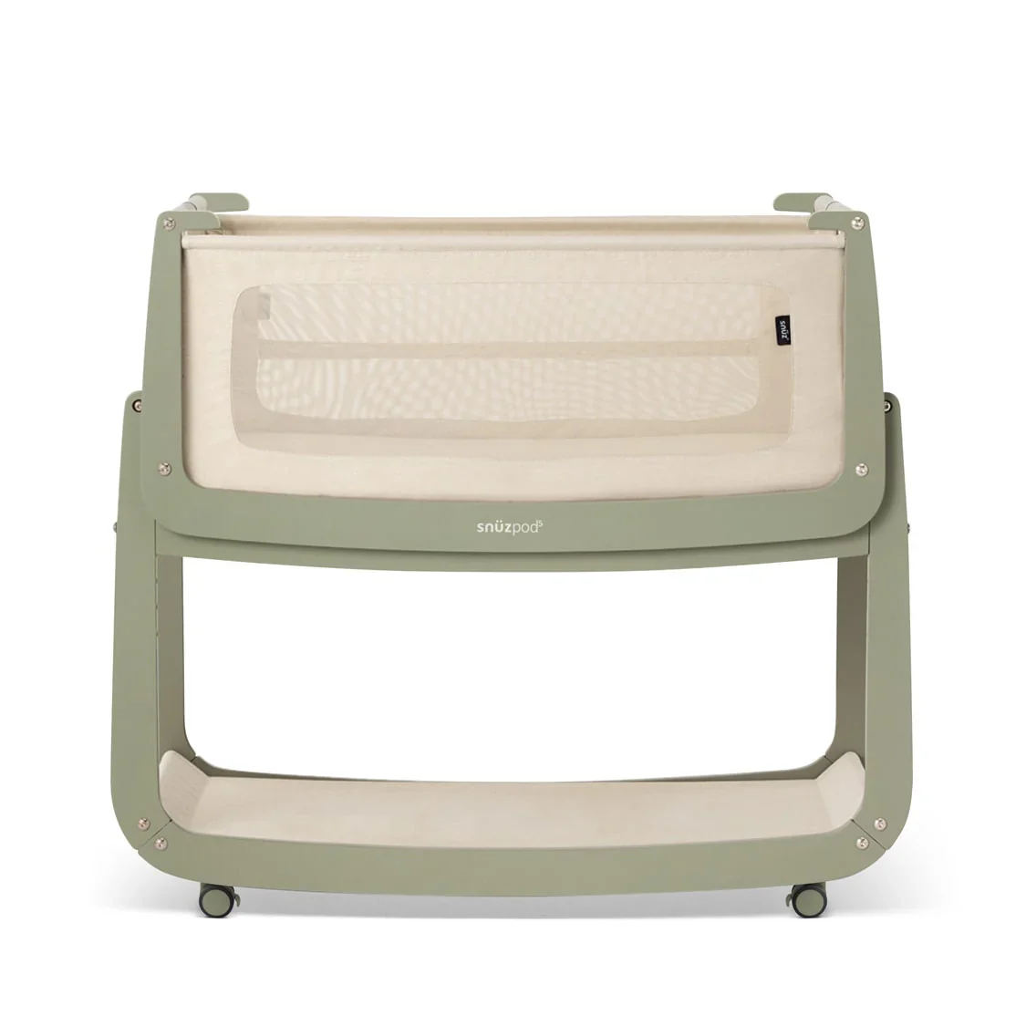 Snuz SnuzPod5 Bedside Bassinet, Sage