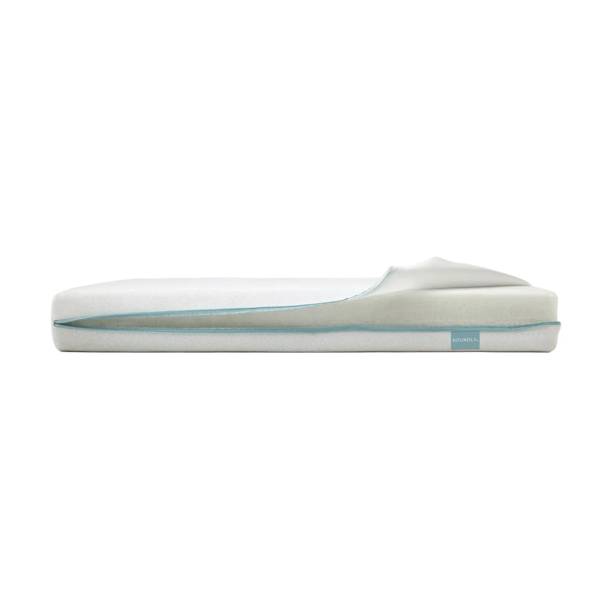 Soundly Waterproof Breathable Crib Mattress with Pad, White - Image 3