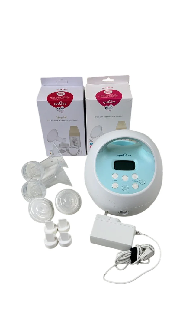 Spectra Baby S1 Plus Premier Rechargeable Breast Pump, 20mm & 24mm