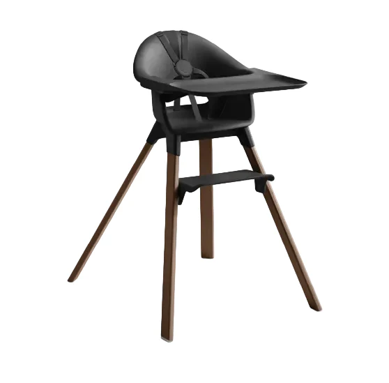 Stokke Clikk High Chair, Black Warm Brown