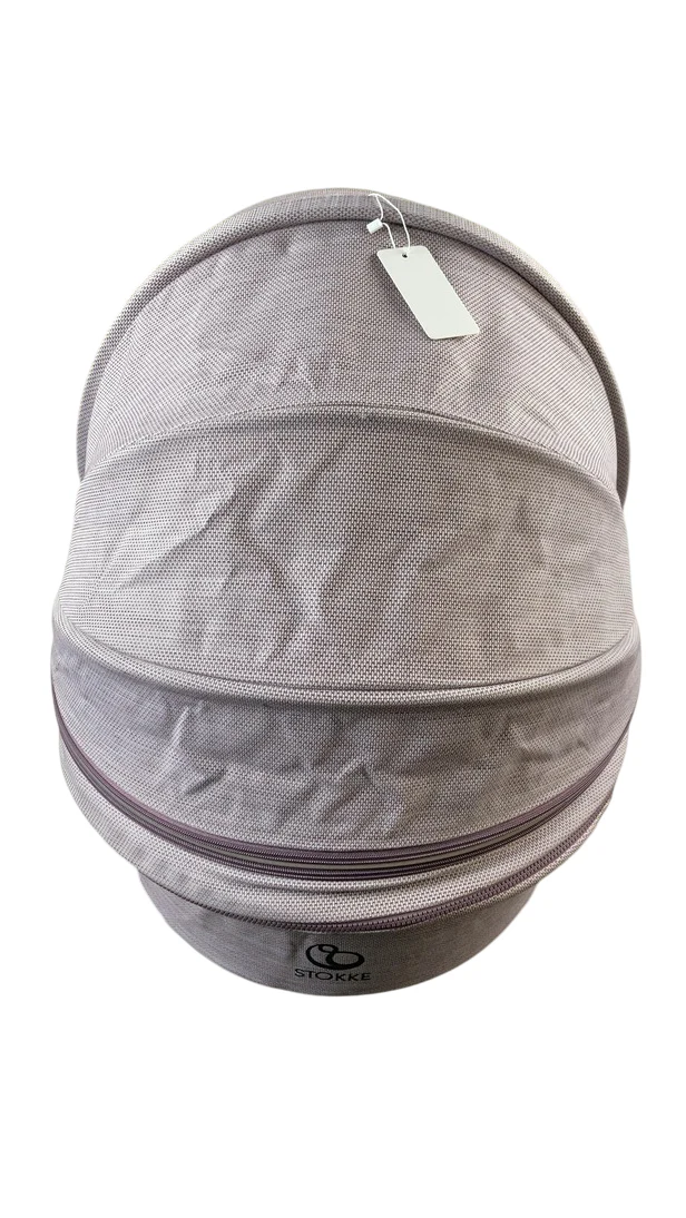 Stokke Crusi Carry Cot, Brushed Lilac - Image 3