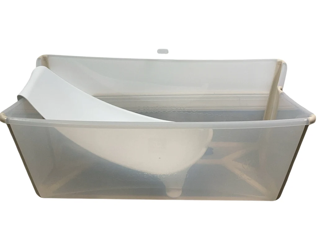 Stokke Flexi Bath Bundle Pack, Regular, Sandy Beige - Image 2