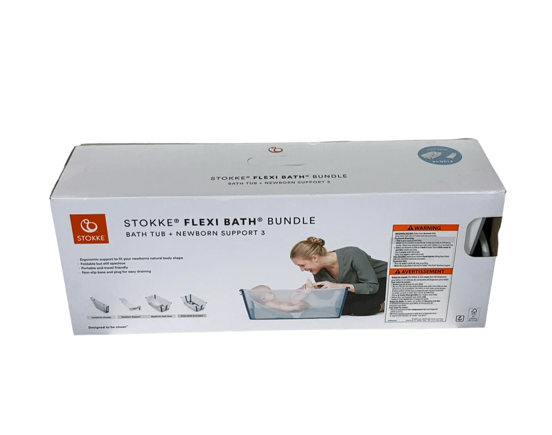 Stokke Flexi Bath Bundle Pack, Regular, White - Image 7