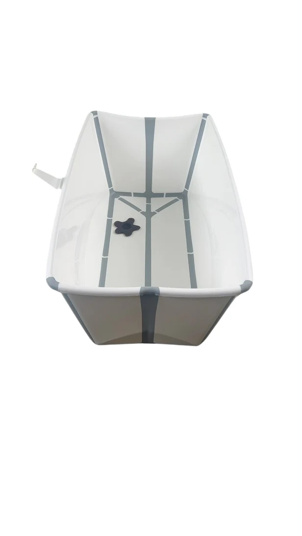 Stokke Flexi Bath Foldable Baby Bathtub, Regular, White - Image 2