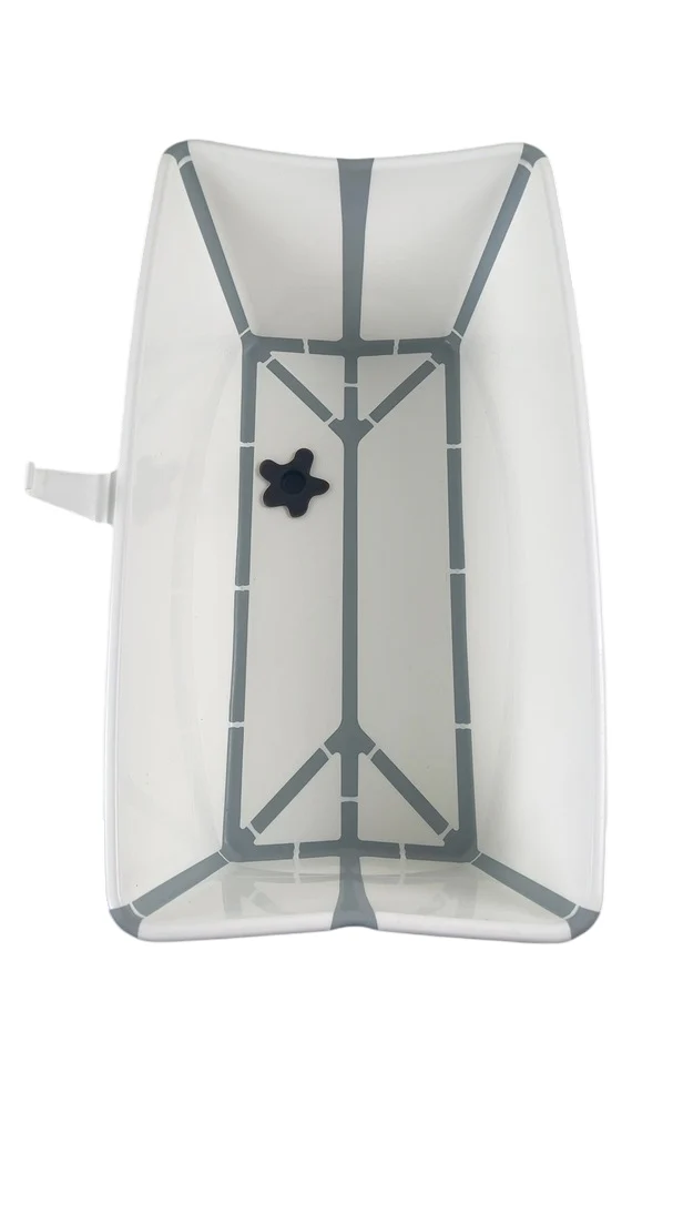 Stokke Flexi Bath Foldable Baby Bathtub, Regular, White - Image 3