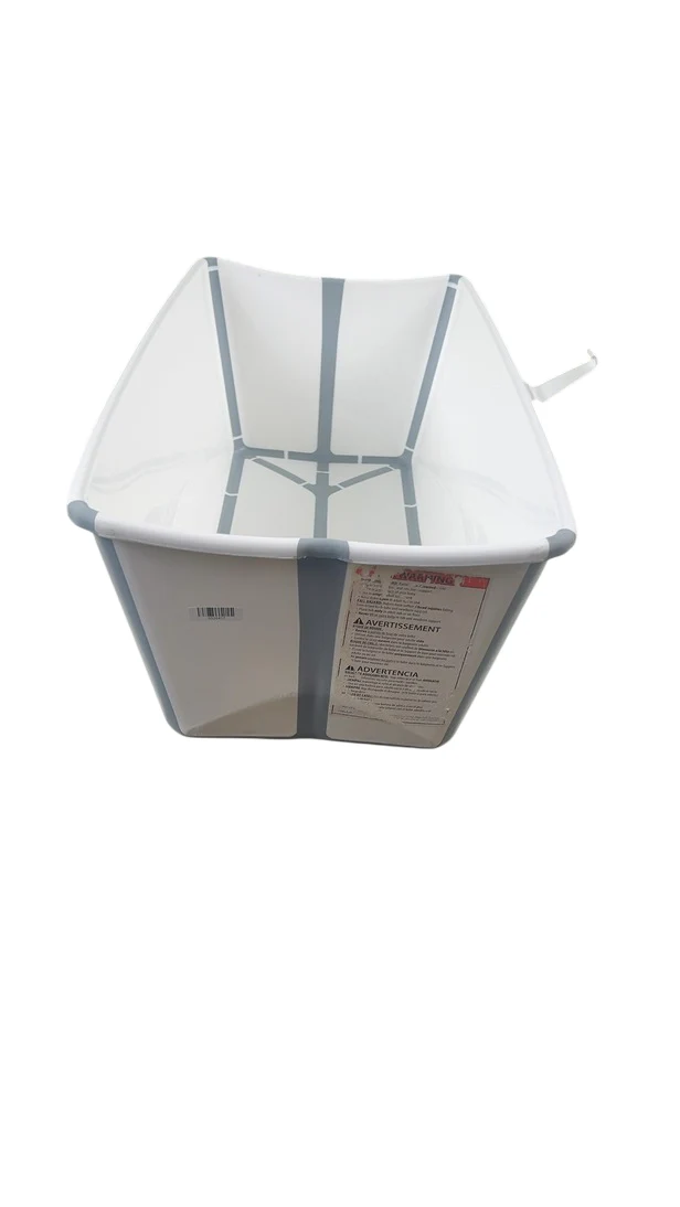 Stokke Flexi Bath Foldable Baby Bathtub, Regular, White - Image 4