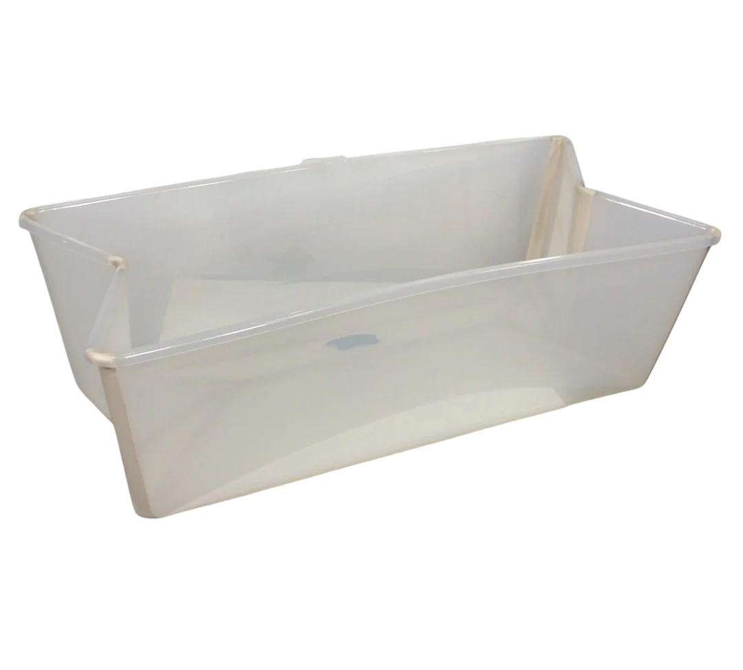Stokke Flexi Bath Foldable Baby Bathtub, Sandy Beige, XLarge - Image 2