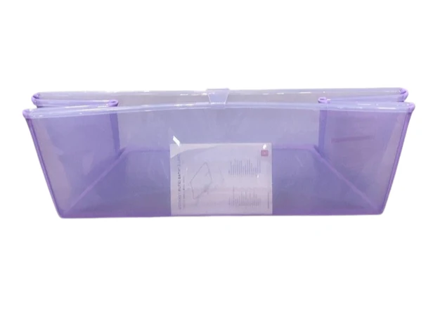Stokke Flexi Bath Foldable Baby Bathtub, Transparent Lavendar, XLarge