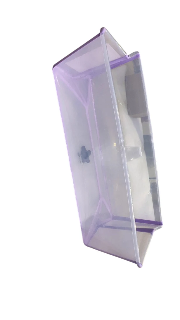 Stokke Flexi Bath Foldable Baby Bathtub, Transparent Lavender, XLarge - Image 2