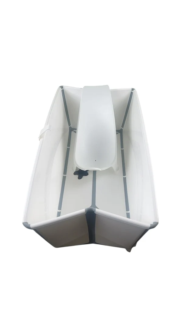 Stokke Flexi Bath Foldable Baby Bathtub, White, XLarge - Image 2