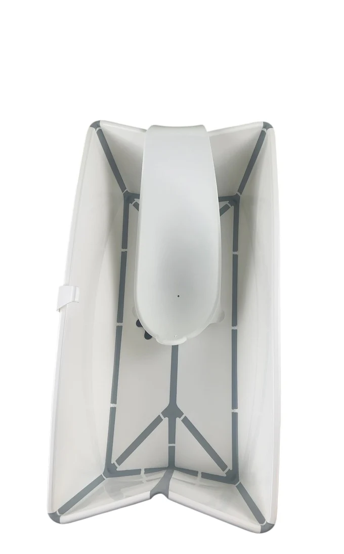 Stokke Flexi Bath Foldable Baby Bathtub, White, XLarge - Image 3