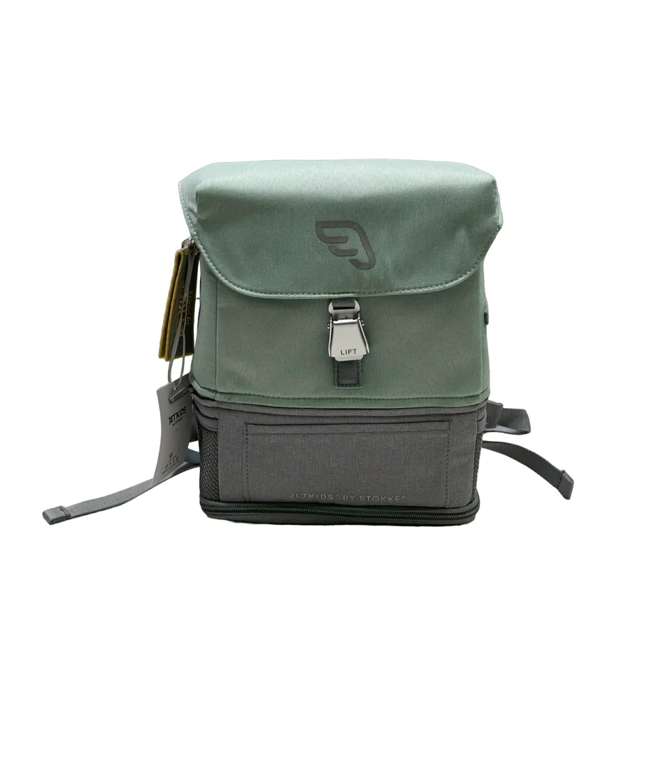 Stokke JetKids BedBox + Crew backpack Travel Bundle, Green Aurora - Image 4