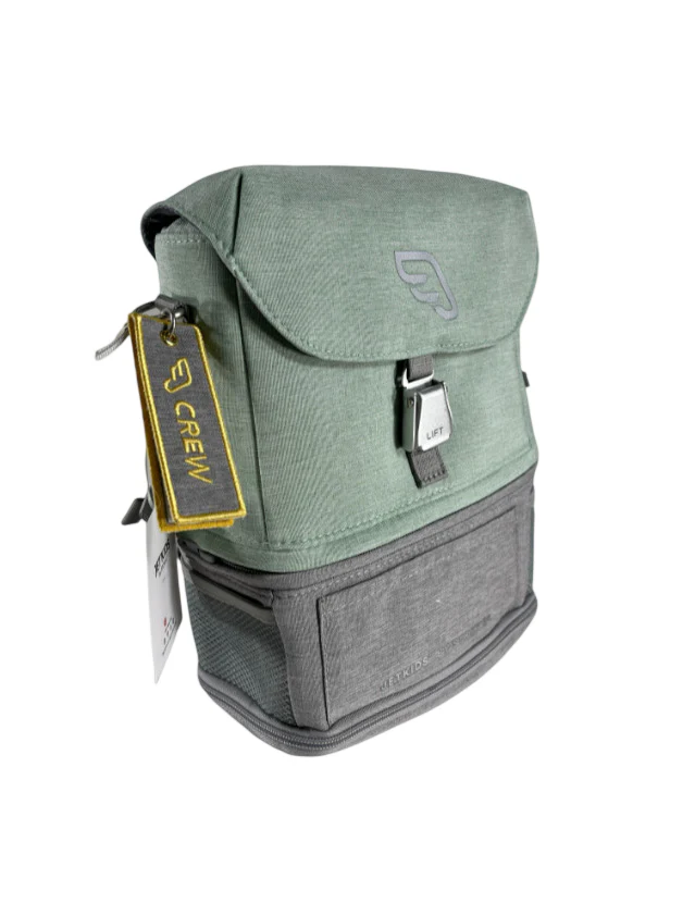 Stokke JetKids BedBox + Crew Backpack Travel Bundle, Green Aurora - Image 5