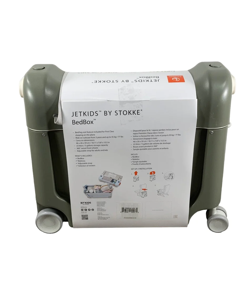Stokke JetKids BedBox, Dusty Olive - Image 3