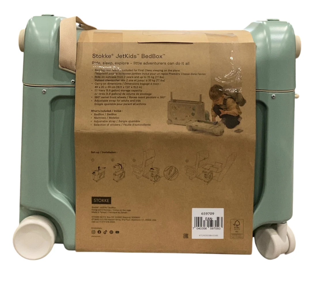 Stokke JetKids BedBox, Iceberg Green - Image 2