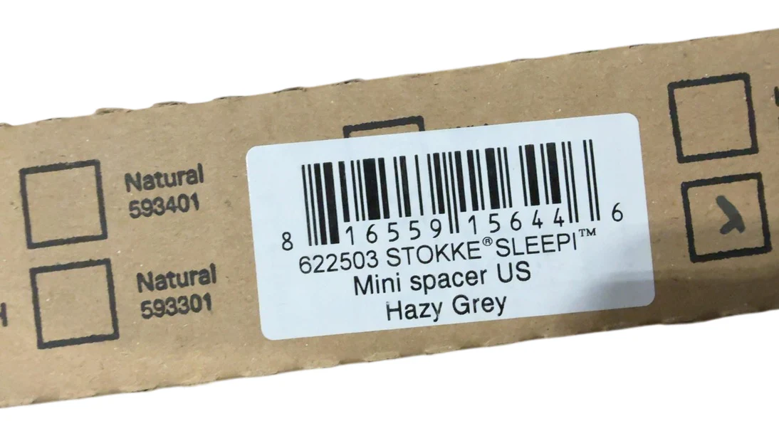 Stokke Sleepi Mini Spacer, Hazy Grey, V3 - Image 3