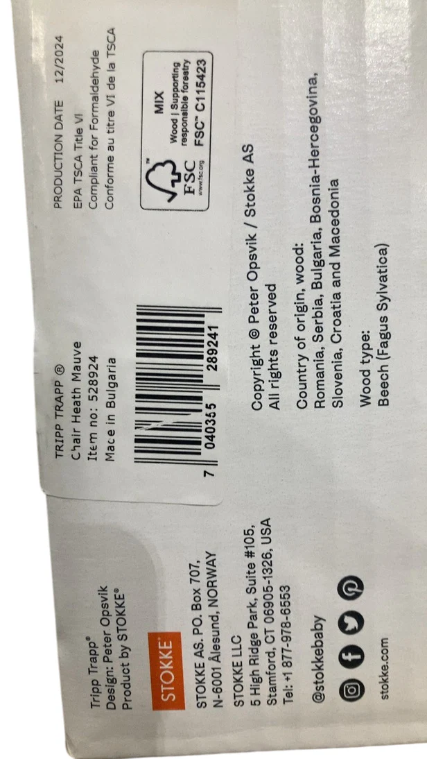 Stokke Tripp Trapp Chair, Heather Mauve - Image 8