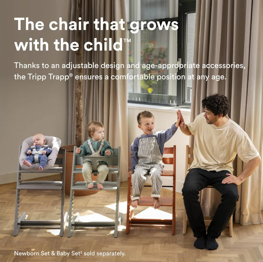 Stokke Tripp Trapp Chair, White - Image 2