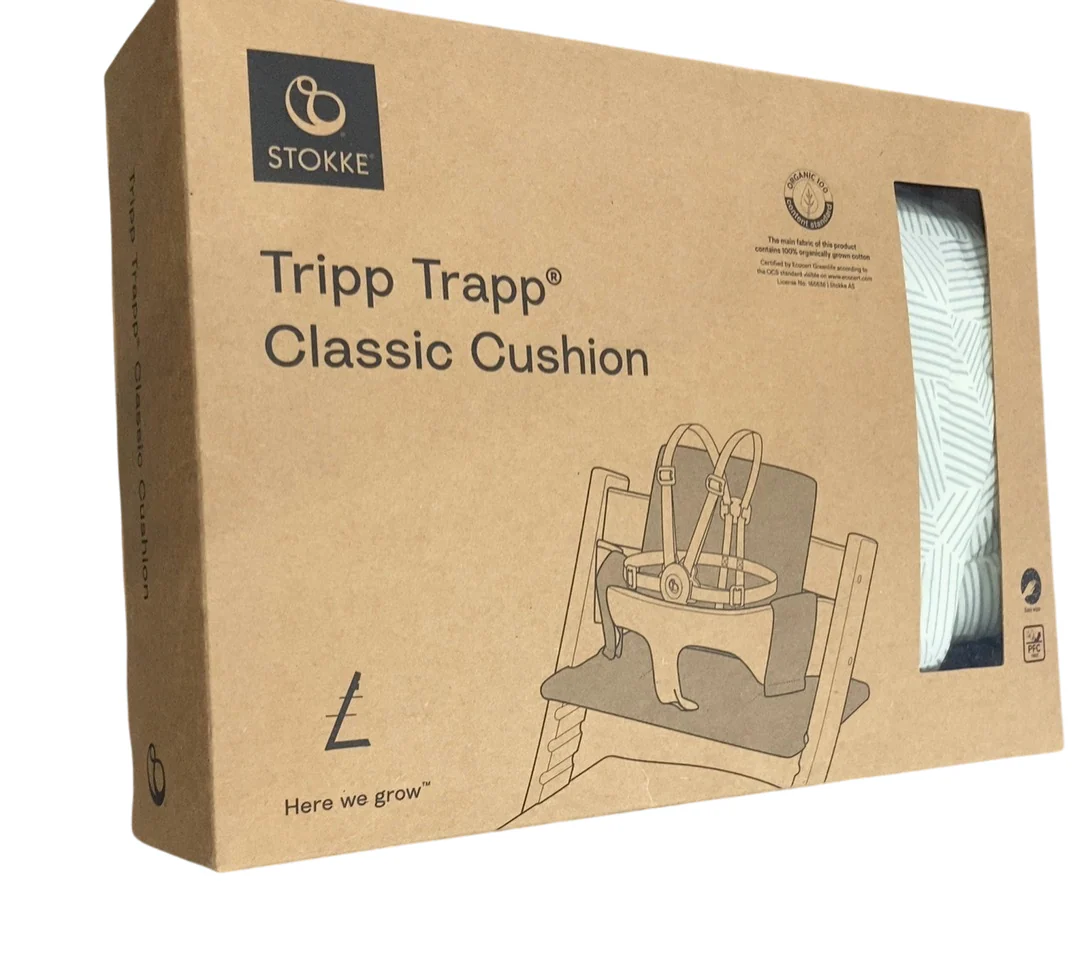 Stokke Tripp Trapp Classic Cushion, Mosaic Green, Version 2.0 - Image 5